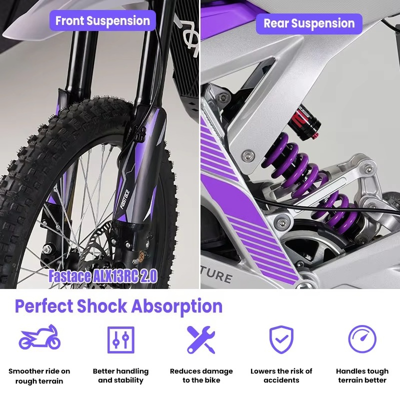 SXLL 79 Bike 72V 35Ah Elektris - 72V 12000W Electric Dirt Bike recensie en prijs